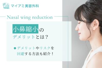 小鼻縮小(鼻翼縮小)のデメリットとは？デメリットやリスクを 回避する方法も紹介