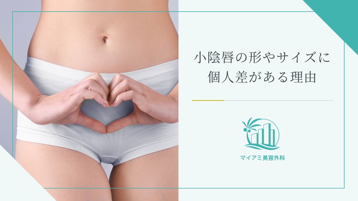 小陰唇の形やサイズに個人差がある理由