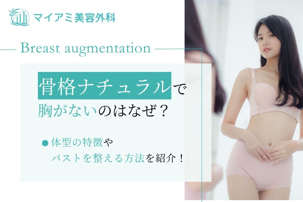 骨格ナチュラル胸ない