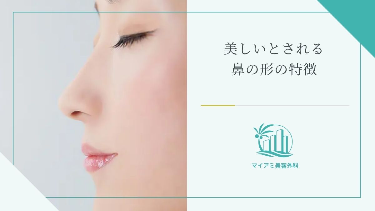 美しいとされる鼻の形の特徴